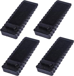 Alyvisun 4 Piece Rubber Door Stopper Wedges for Indoor and Outdoor Floors | Durable Anti-Skid… product image