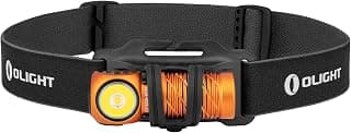 OLIGHT Perun 2 Mini Head Torch Rechargeable, 1100 Lumens, Orange | Multi-use Right Angle, LED… product image