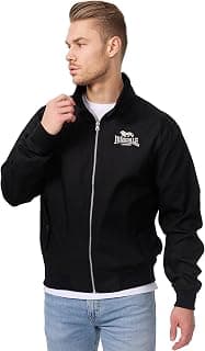 Lonsdale London Harrnington Jacket | Stand-up collar, long sleeves with ribbed cuffs, slim fit… product image