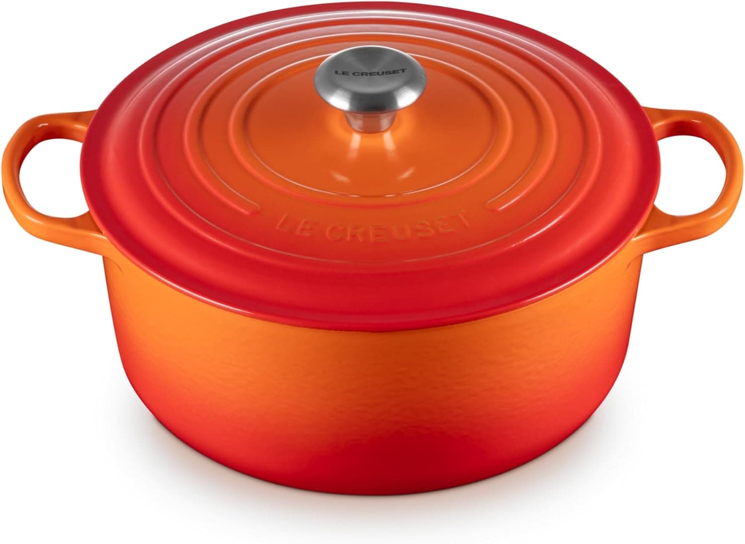 Le Creuset Evolution 21177280902430 Round Casserole Dish with Lid, Diameter 28 cm, Orange product image