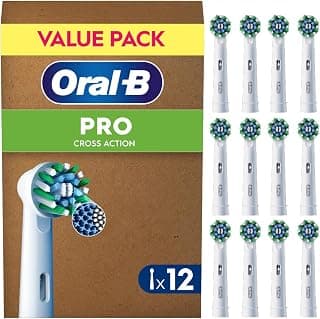 Oral-B Pro Cross Action Original Electric Toothbrush Head, X-Shape and Angled Bristles for… product image