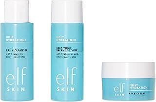 e.l.f. SKIN Holy Hydration! The Essentials Mini Kit, Cleanser, Toner & Moisturiser For… product image