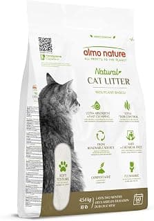 almo nature Cat Litter – Soft Texture | 100% Natural, Plant-Based | Non-Clumping, Non-Clay,… product image