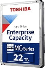 Toshiba 22TB Enterprise SAS Internal Hard Drive, 3.5", 12Gb/s, 7200RPM, MG10SFA22TE product image