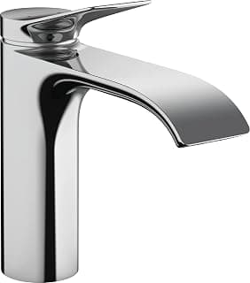 Vivenis Washbasin, Bathroom Tap with Spout, Height 110 mm, Water-Saving Bathroom Fitting, Chrome product image