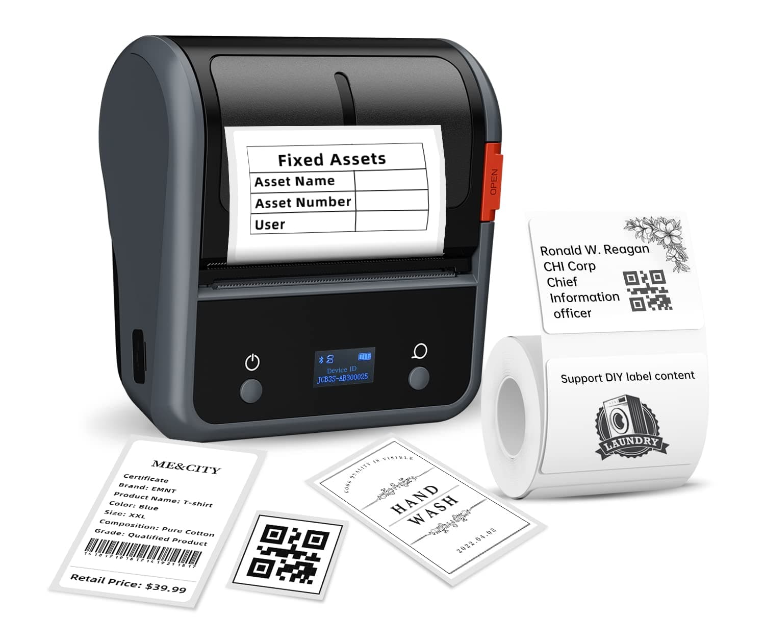 NIIMBOT B3S, 75mm Barcode Label Printer, Mail, Barcodes and Small Business product image