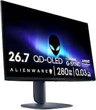 Alienware 27 Gaming Monitor - AW2725D, QHD (2560x1440), 280Hz, QD OLED, 0.03ms, NVIDIA G-SYNC… product image