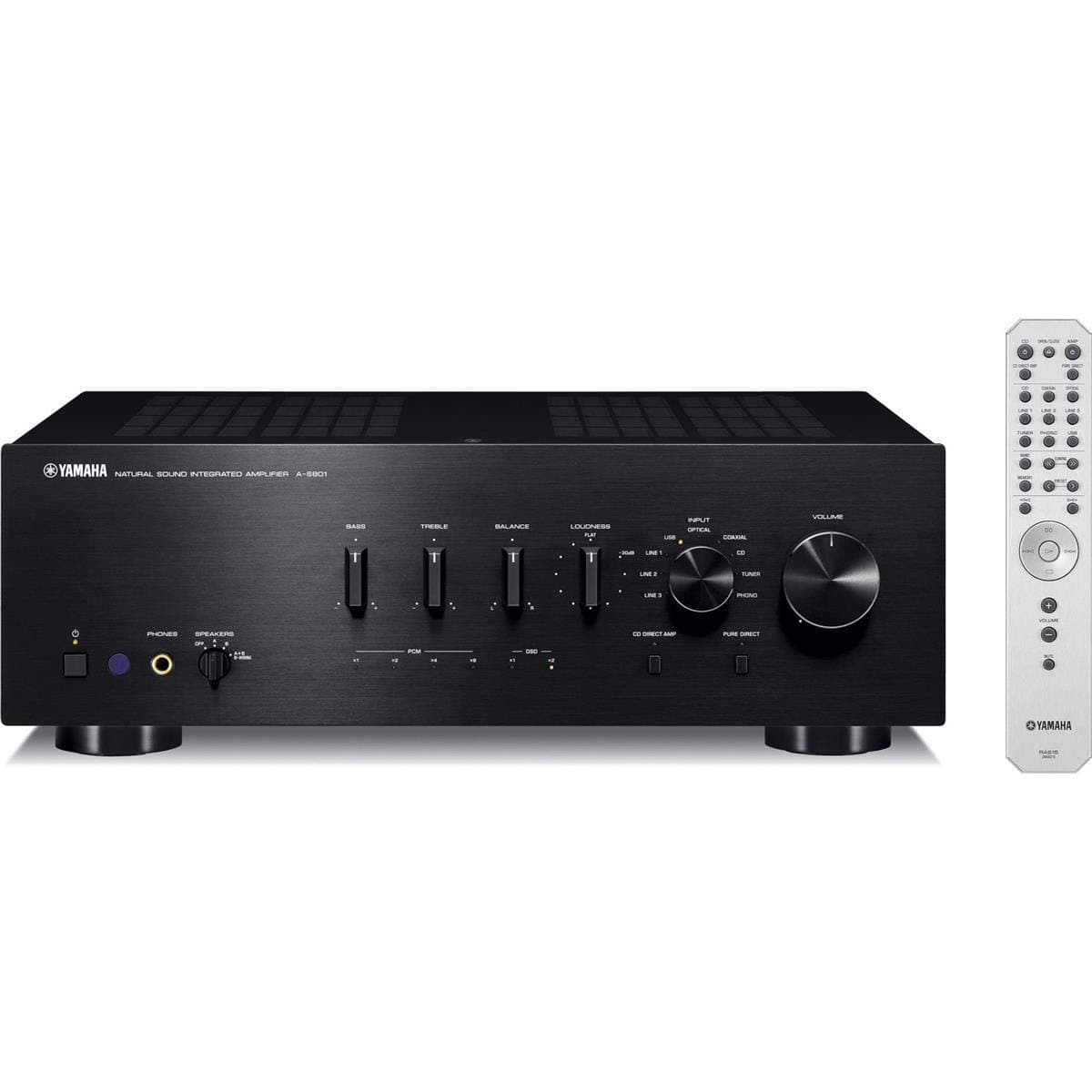 Yamaha A-S801BL Natural Sound integrierter Stereoverstärker (schwarz) product image