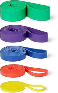 Amazon Basics Set of 5 Resistance Bands for Training product image