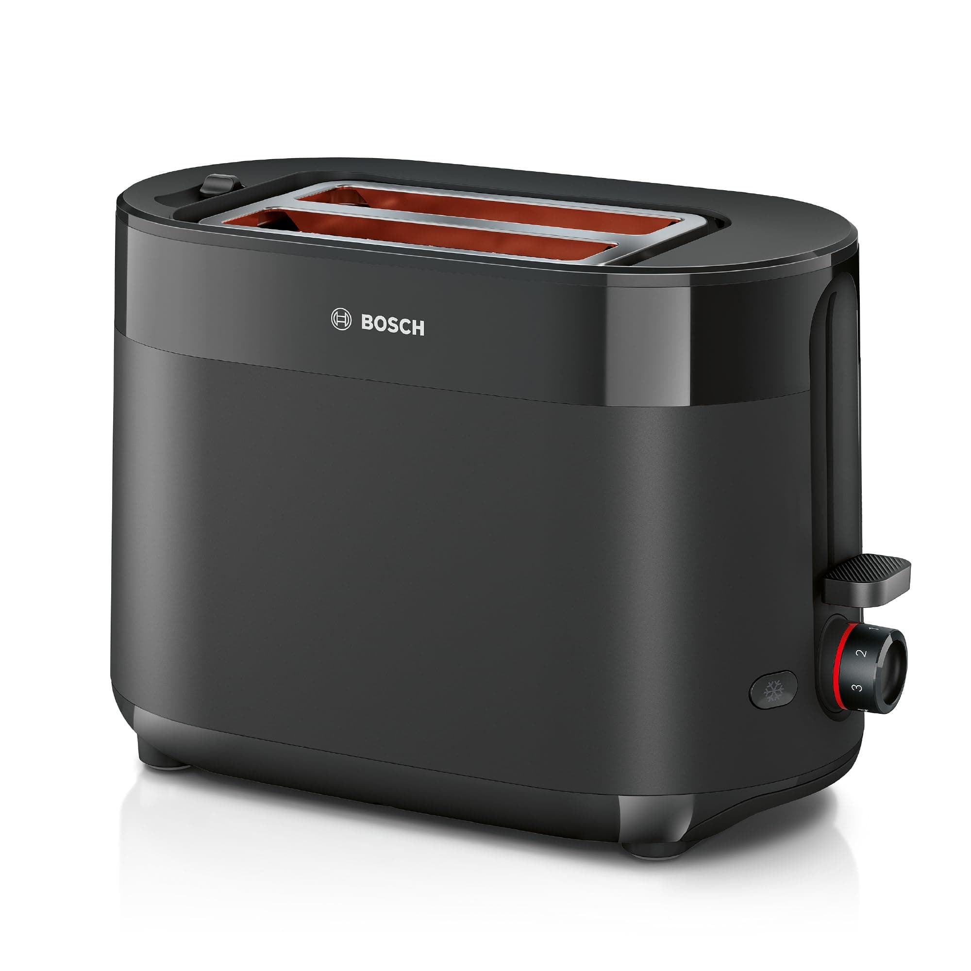 Bosch MyMoment Delight Compact 2-Slice Toaster, TAT2M123GB, Matte Black product image