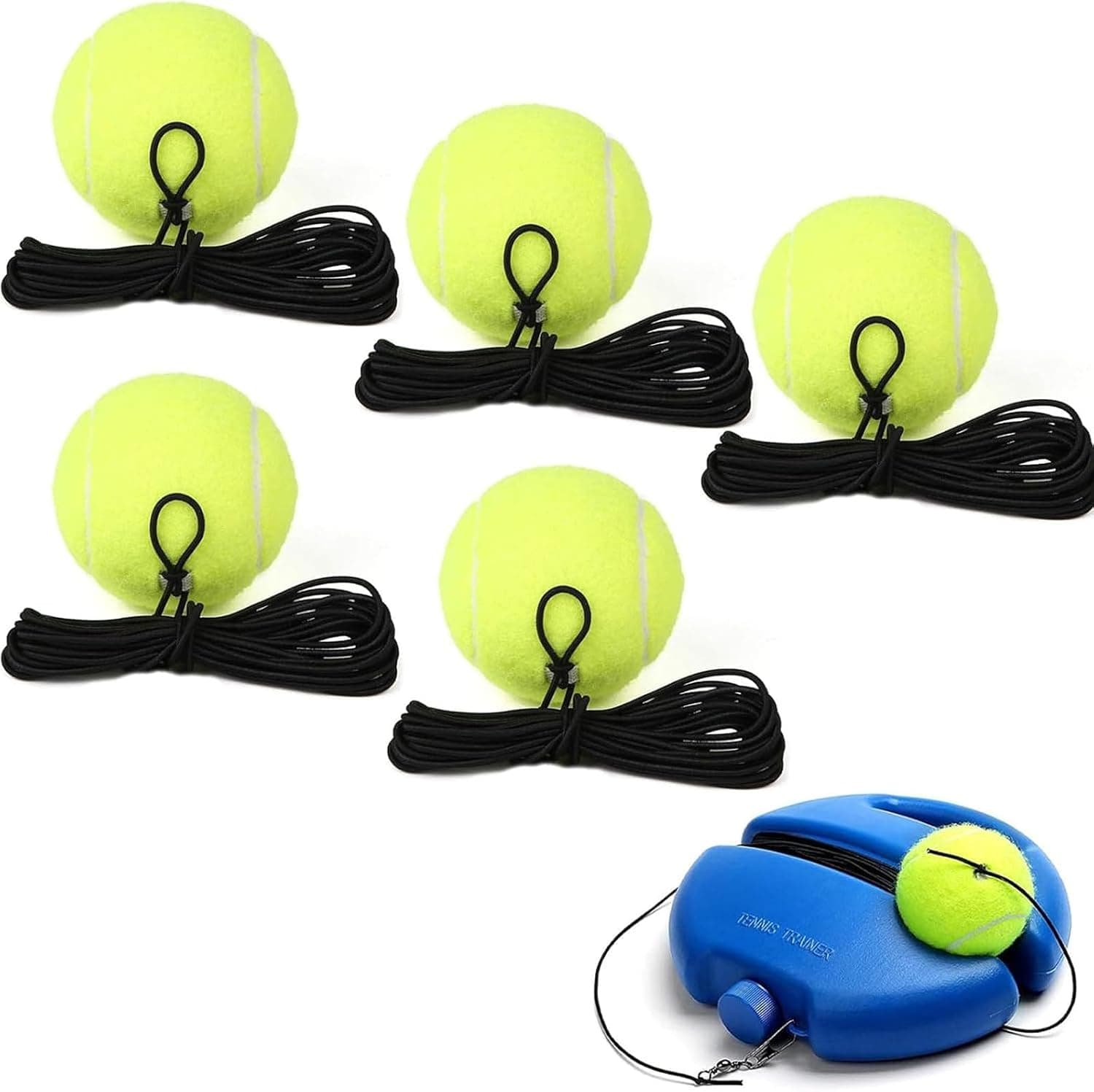 Odbijak treningowy do tenisa – Premium Tennis Buddy – Zestaw do samodzielnego treningu z piłką… product image