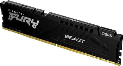 FURY Beast Black DDR5 32GB 6000MT/s CL30 DIMM Desktop Gaming Memory Single Module AMD EXPO and… product image
