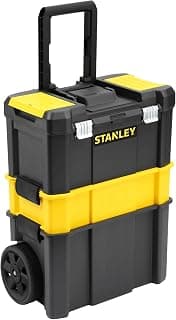 3-in-1 Tool Trolley | Extra Large Container, Portable Carry Liner, Medium Tool Box, 2x Lid… product image