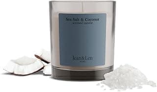 Scented Candle Sea Salt & Coconut, Vegan, 195 g | With shea butter, burning time approx. 40… product image
