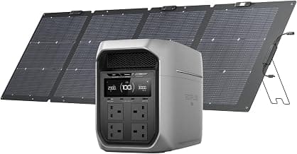DELTA 3 Max Plus 2048Wh Power Station with 220W Solar Panel product image