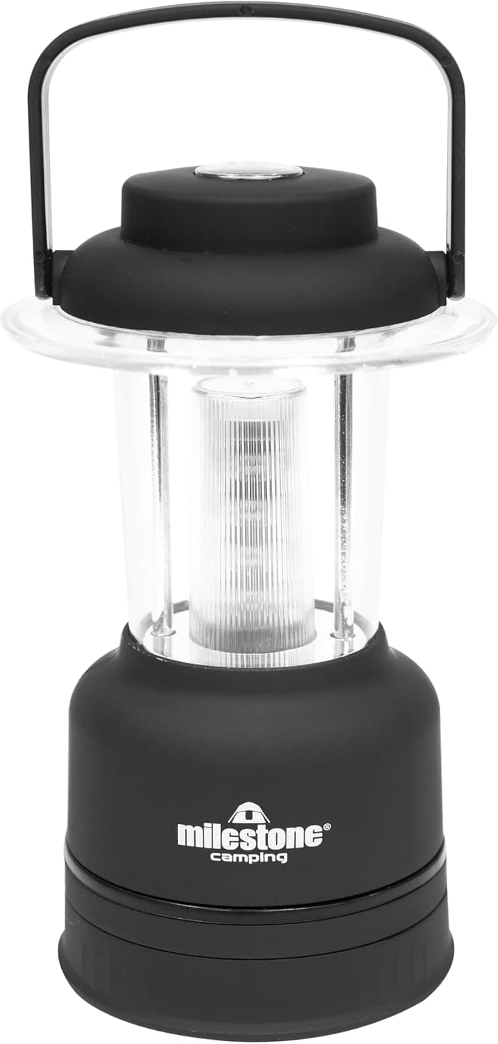 Milestone Camping 52560 Ultra Bright 12 LED Lantern/Built-in Compass/Dimmer… product image