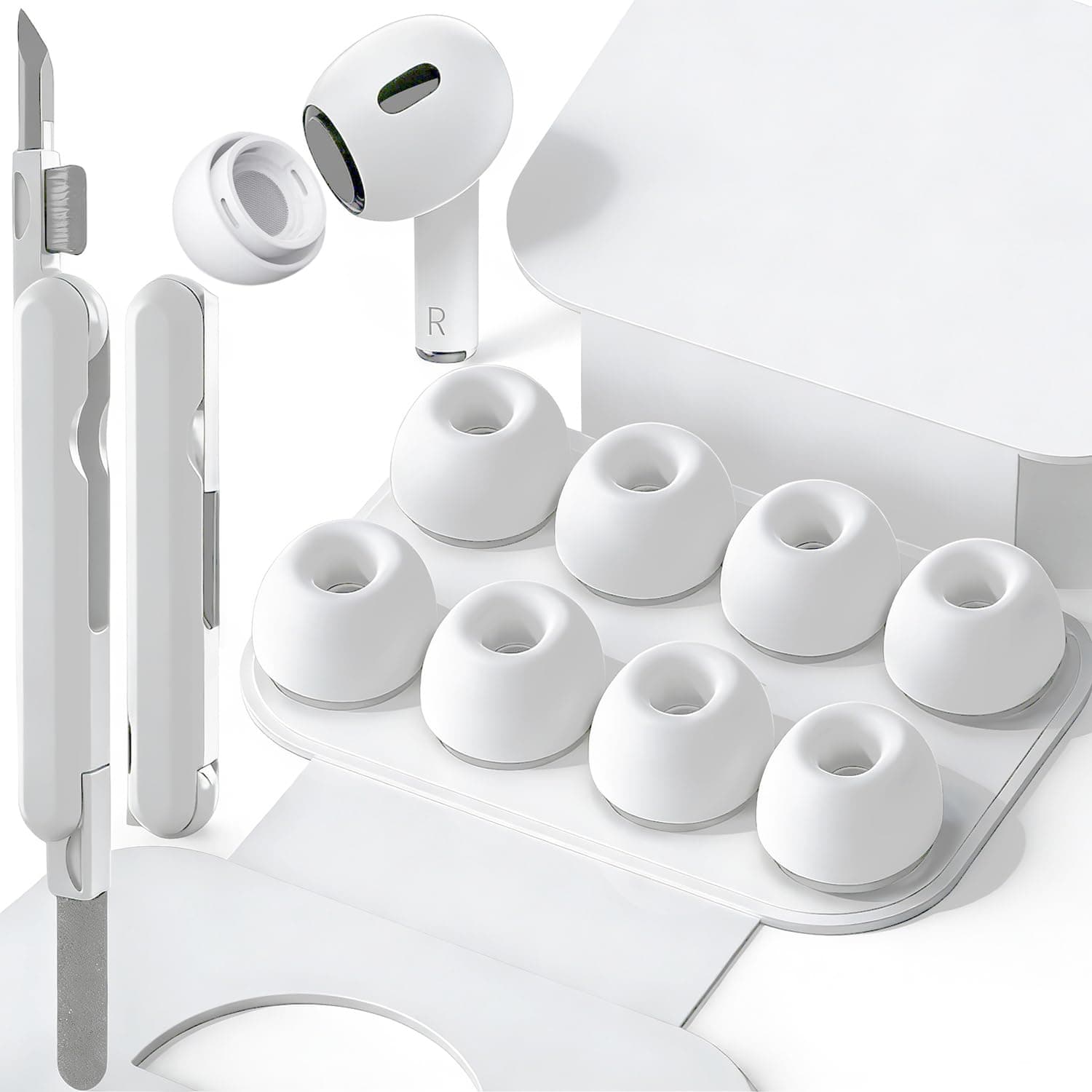 SIXFU 1 Größen der Silikontips Aufsätze für AirPod Pro und AirPods Pro 2 Aufsätze Ohreinsätze… product image