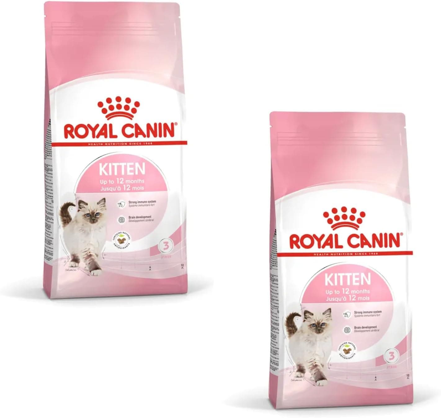 Royal Canin Kitten | dwupak | 2 x 400 g | sucha karma dla szczeniąt kotów w drugiej fazie… product image