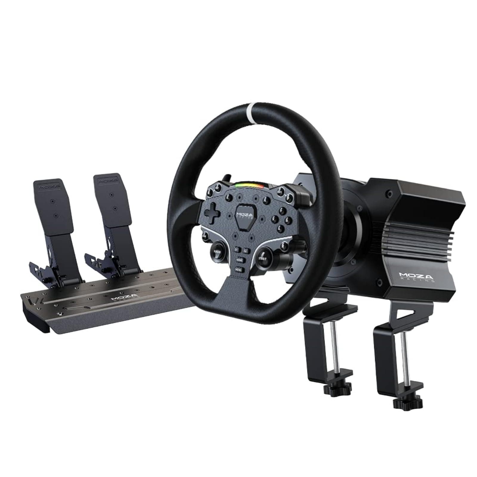 MOZA R5 - Juego de simulador de carreras para juegos de 5.5 Nm, base de rueda de transmisión… product image
