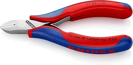 77 02 115 Electronics Diagonal Cutter with multi-component grips 115 mm | With push-through… product image