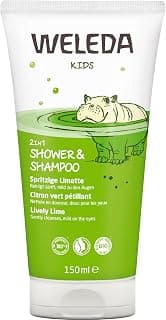 Bio Kids 2-in-1 Shower & Shampoo Spicy Lime, Natural Cosmetics Shower Gel and Body Lotion for… product image