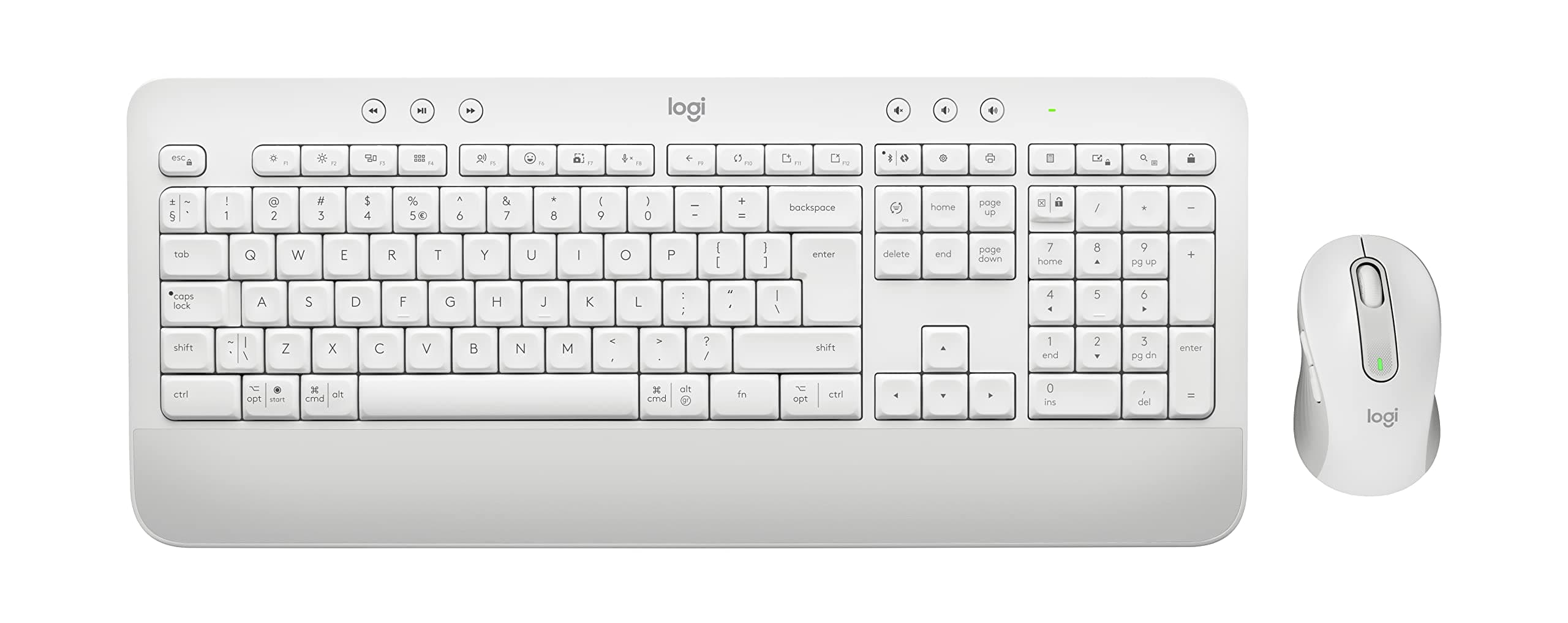 Logitech 920-011038 Tastiera Mouse Incluso Ufficio Bluetooth Qwerty Nordic Bianco (logitech… product image