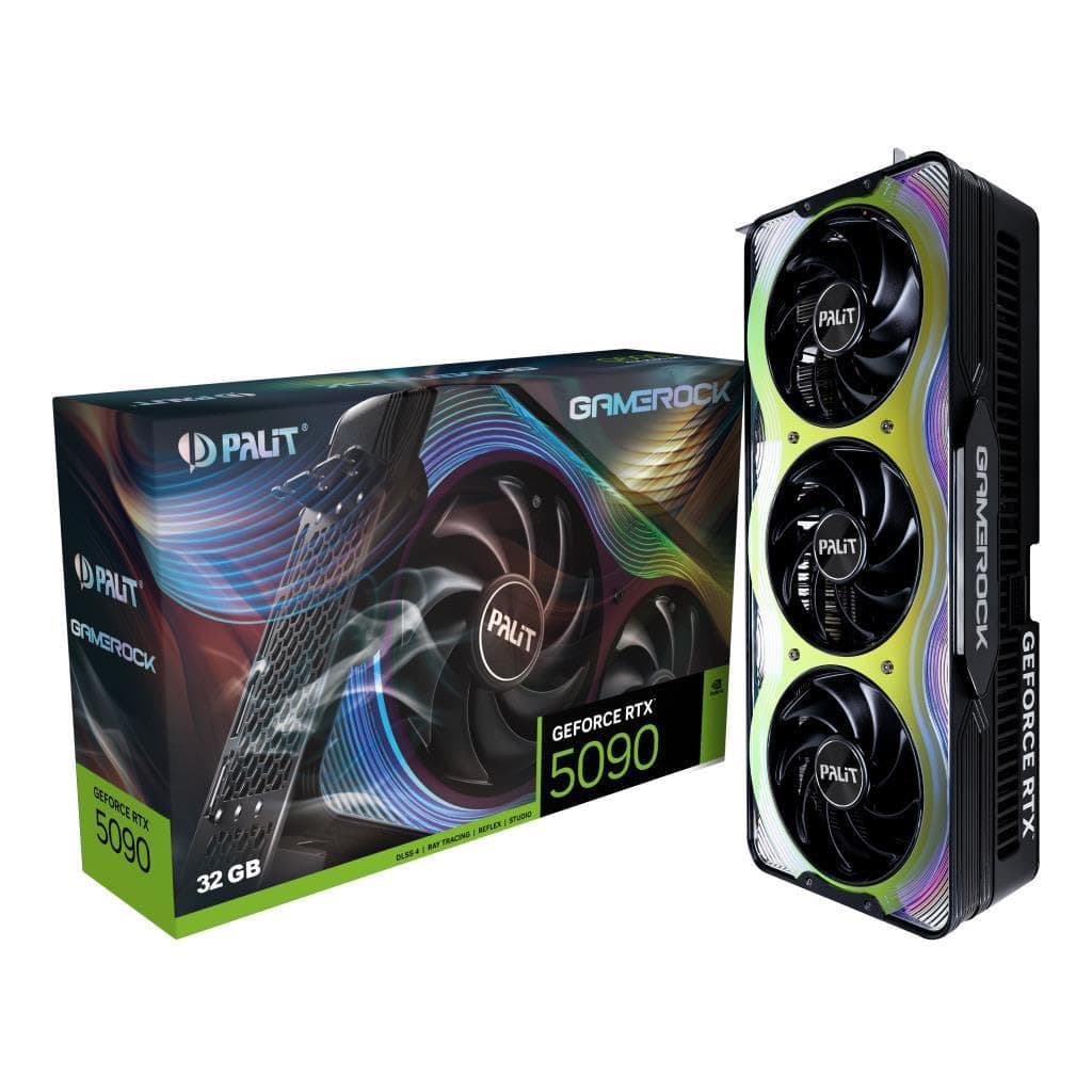 Palit GeForce RTX 5090 GameRock (32GB GDDR7/PCI Express 5.0/2407MHz/28000MHz) product image