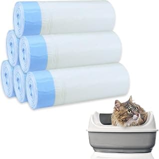 120 Count Cat Litter Box Liners,Waste Bags,Waste Drawer Liners Heavy Duty,Extra-Thick,For… product image