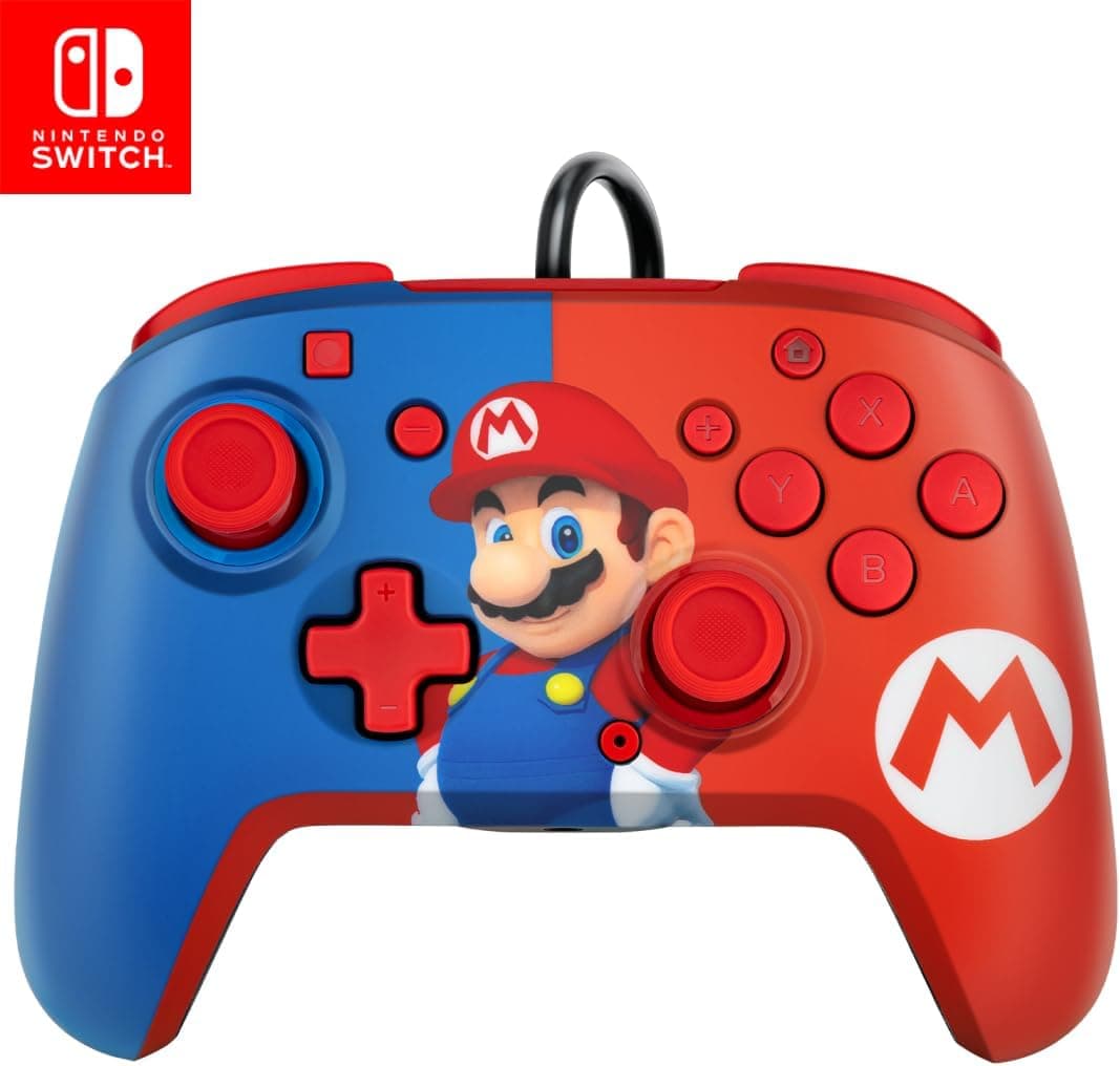 Pdp Gaming Faceoff deluxe+ Filaire Switch Pro Manette - Licence Officiel By Nintendo -… product image
