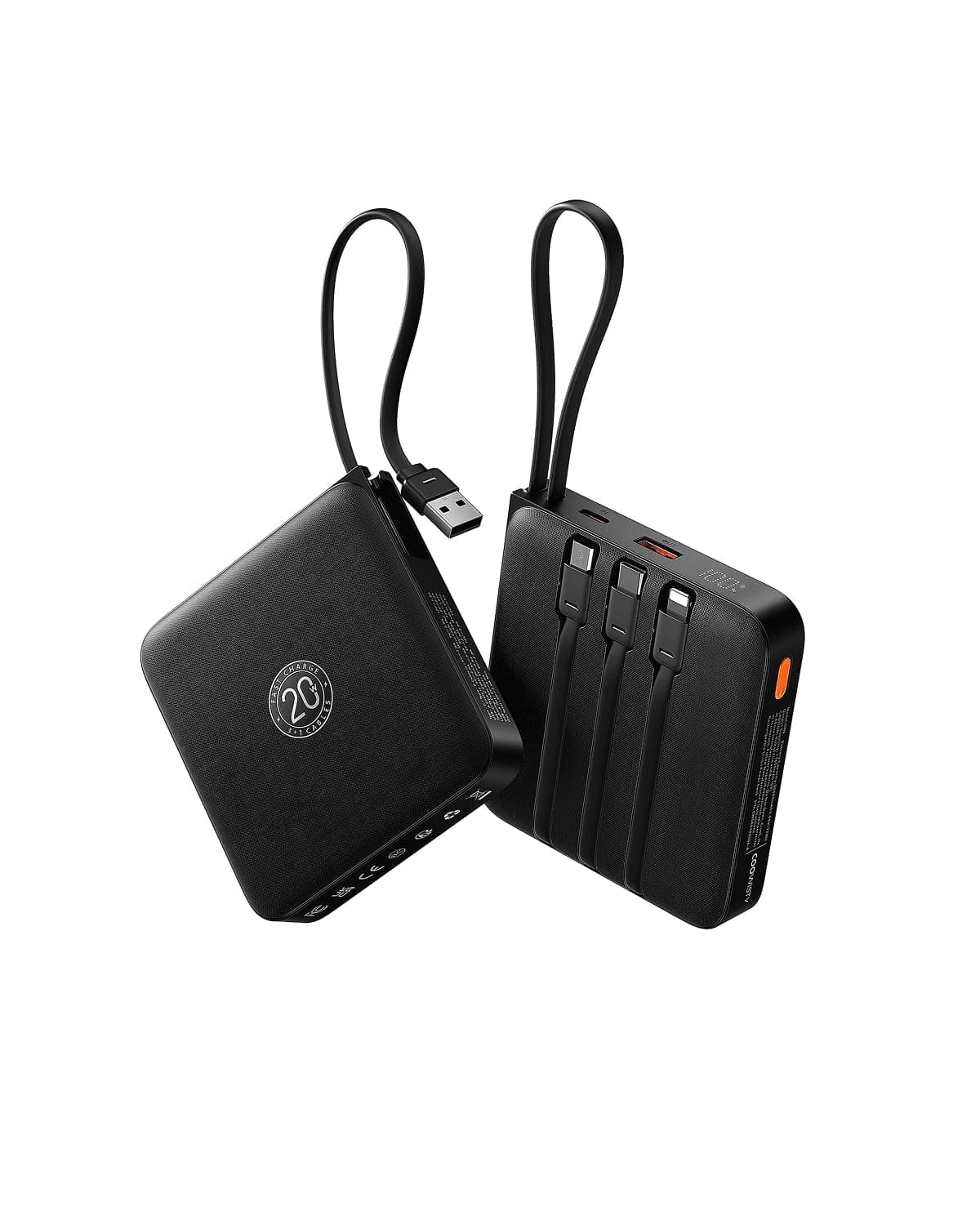 Coowisty Powerbank 22,5W Power Bank mit Kabel 20000mAh USB-C Schnellladung Klein Externe… product image