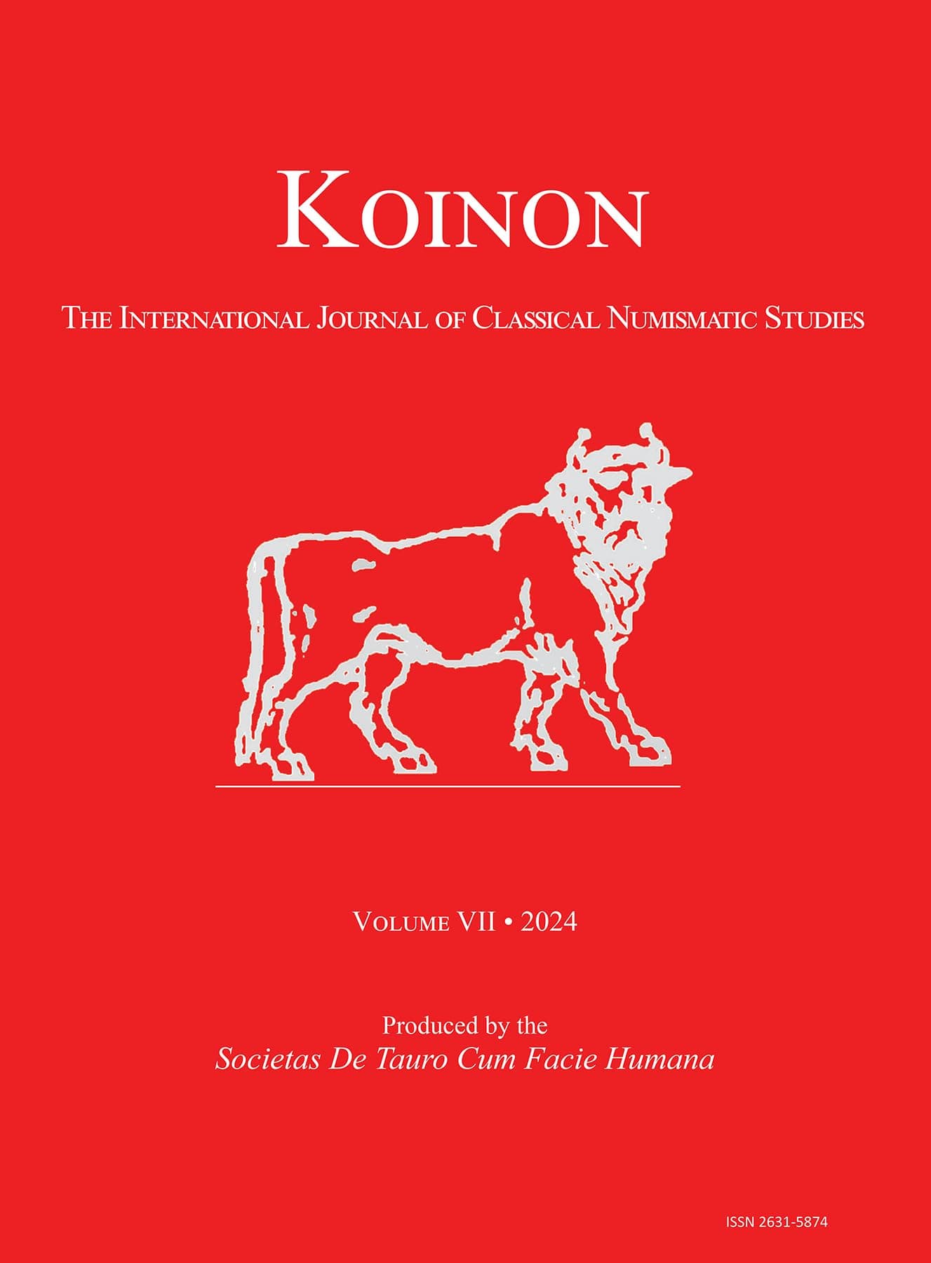 Koinon VII, 2024: The International Journal of Classical Numismatic Studies (KOINON: The… product image