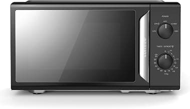 COMFEE' 19L 700W Black and Mirror Mini Microwave Oven, Compact Design, InverTech and Quick… product image