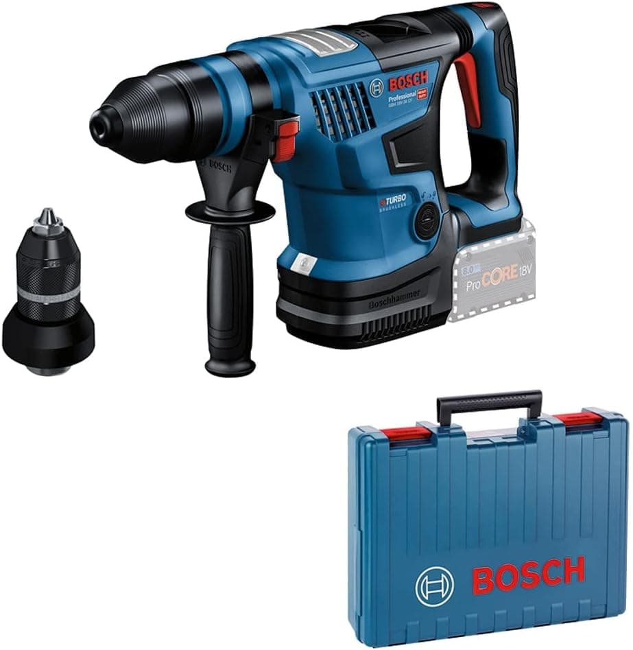 Akumulatorowy młot udarowo-obrotowy BITURBO GBH 18V-34 CF Bosch Professional (uchwyt wymienny… product image