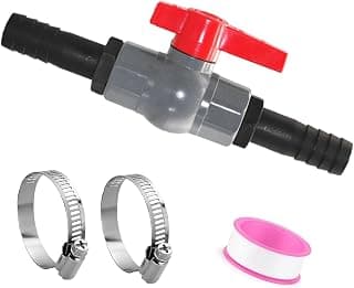 Hose Fitting Ball Valves PVC Ball Valves Hose Connector 40mm Thread 32mm Barb Pool Pond Water… product image