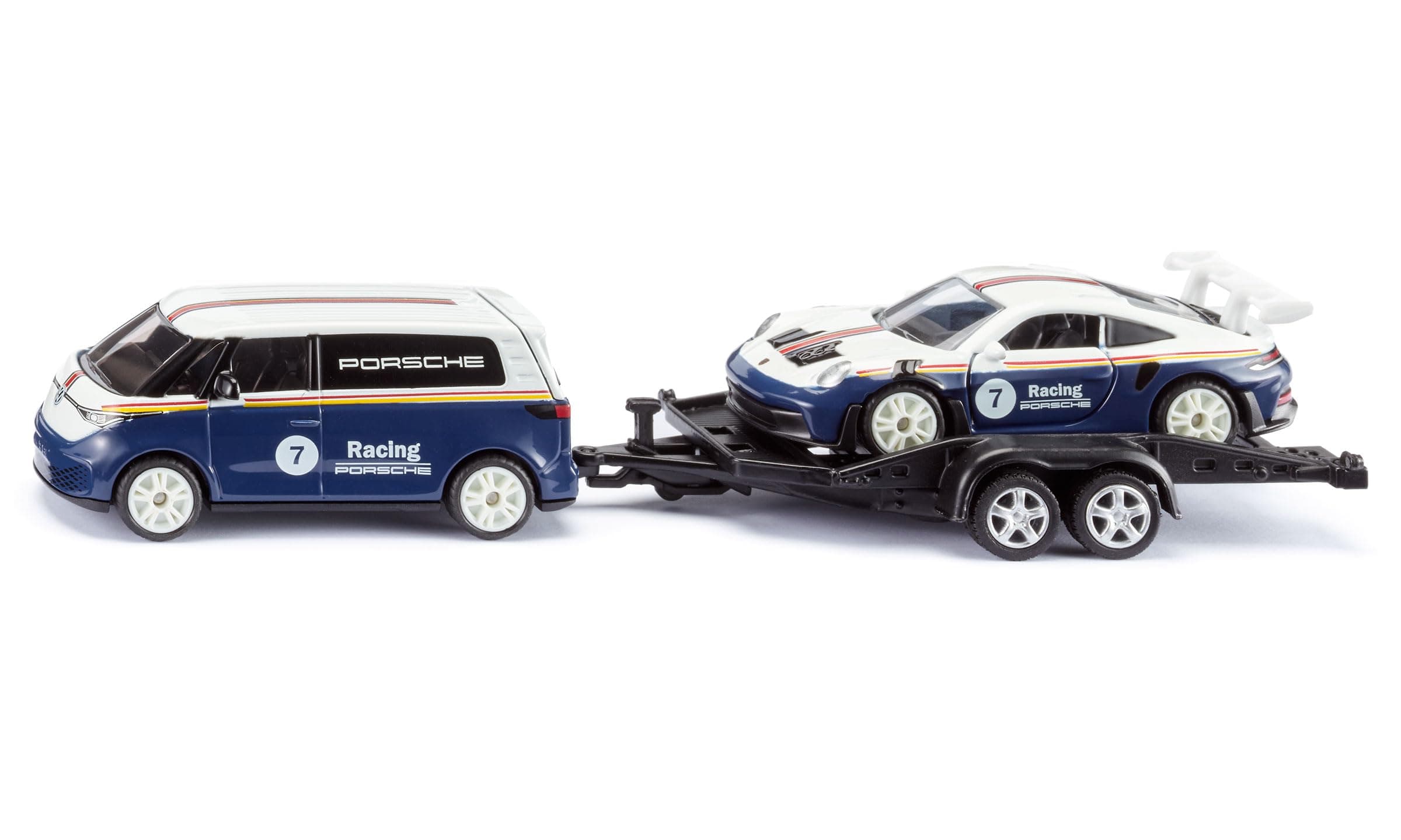 Siku 2569 VW ID. Buzz con Porsche 911 GT3 RS, 1:50, rimorchio con funzione di inclinazione,… product image