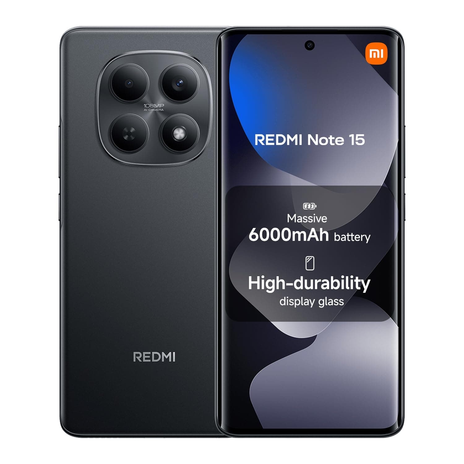 XIAOMI Redmi Note 15, Smartphone 8+256 GB, Massive 6000mAh Battery, Water Resistance, 108MP… product image
