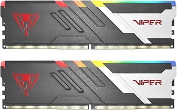 Patriot Viper Venom RGB DDR5 RAM 32GB (2X16GB) 6000MT/s CL30 UDIMM Desktop Gaming Memory Kit -… product image
