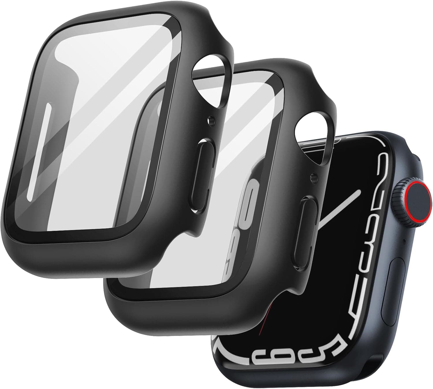 JETech Case for Apple Watch Series 9/8/7 45mm, Black product image