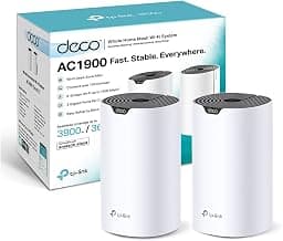 Deco S1900 Mesh WLAN Set (Pack of 2), AC1900 Dual Band Router & Repeater, 3 x Gigabit Ports… product image