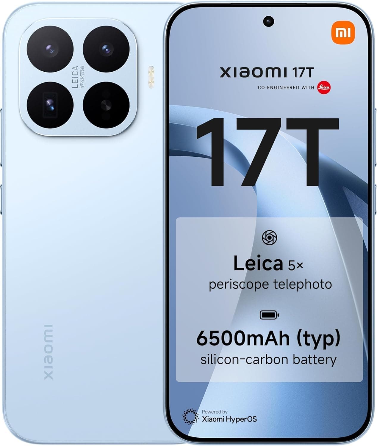 XIAOMI 17T Smartphone 12+512GB Blue 6.59" 120Hz Display product image