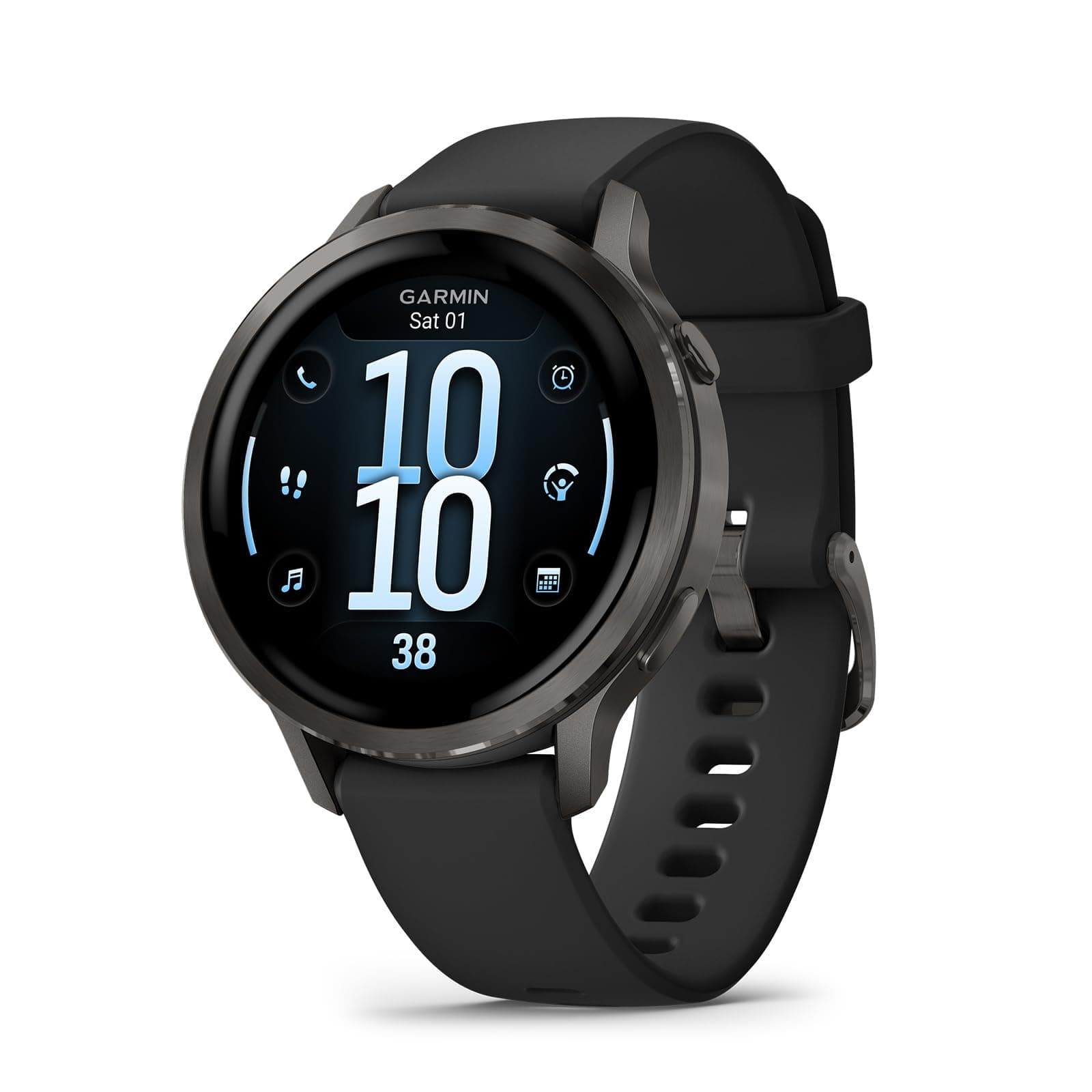 Garmin Venu 4, 41 mm, GPS-Fitness-Smartwach, Schwarz/Schiefergrau product image