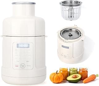 Baby Food Maker 500W, All-in-one, 4 Stage Setting, Touch Screen | Baby Food Processor Steamer… product image
