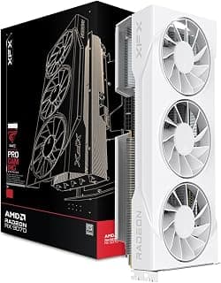 Swift AMD Radeon RX 9070 GRE White, Tri-Fan Gaming Edition, 12GB GDDR6, HDMI, 3 DP Ports, AMD… product image