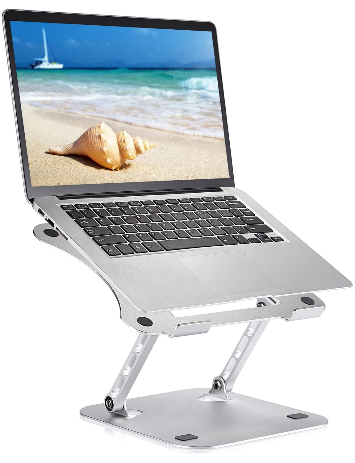 Usoun Laptop Stand, Laptop Holder, Multi-Angle Stand with Heat-Vent, Adjustable Notebook Stand… product image