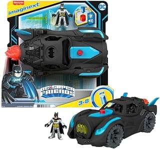 Fisher-Price Imaginext DC Super Friends Batmobile with lights and sounds, Batman toys for… product image