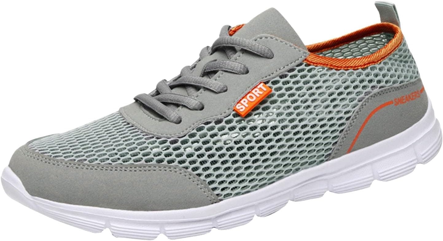 Generisch Sneaker Herren Laufschuhe Sportschuhe Männer Mesh Breathable Lace Up Soft Sole able… product image