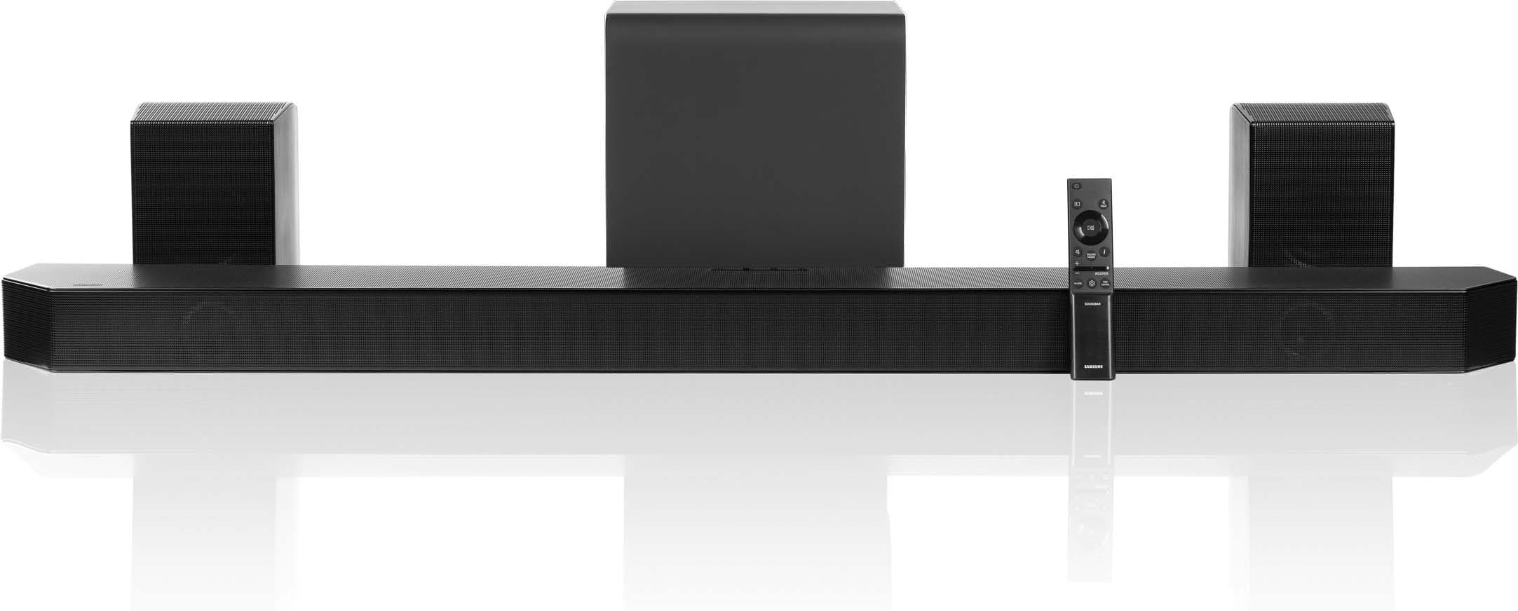 Samsung HW-Q990F Q-Series 11.1.4-Channel Soundbar for TV, Wireless 8" Dual Subwoofer, 4.0.2-Channel Rear Speakers, Wireless Dolby Atmos and DTS:X, SpaceFit Sound Pro, Q-Symphony product image