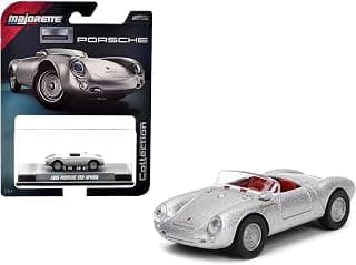Jada Majorette Collection – 1955 Porsche 550 SPDER 1:64 Die-Cast Model Car with Rubber Tires &… product image