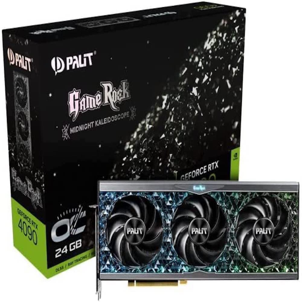 Palit RTX 4090 GAMEROCK OC Graphics Card for PC Tower Case, Starlight Black Crystal Design -… product image