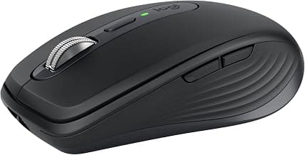 MX Anywhere 3S Compact Wireless Mouse (Graphite) | Fast Scrolling, 8K DPI Tracking, Quiet… product image